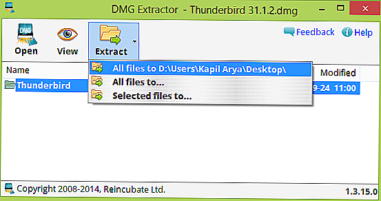 open a .dmg file on windows 10